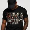 Body Count Horror Graphic Shirt Vintage Slasher Unisex Tee
