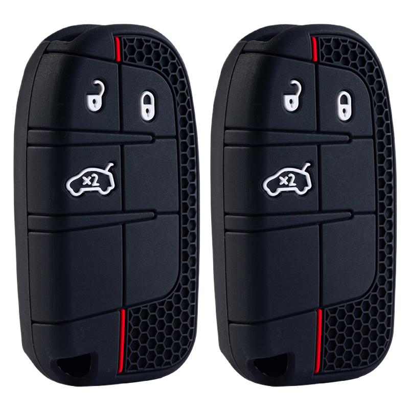 Silicone Remote Key Cover Case For Jeep Grand Cherokee Renegade For Dodge Charger Challenger Durango Journey For Fiat