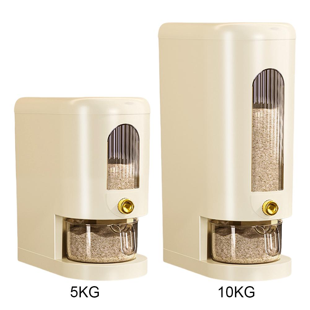 5/10KG Tierfutter Reis Organizer Insektensicherer Reis Vorratsbehälter Trocken Halten Frisch Sojabohne Mais Getreide Aufbewahrungsbox Große Kapazität
