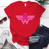 Summer Y2k Women Tshirt Cancer Ribbon Wonder Printed FeUnisex Clothing Short Sleeve Breast Cancer Awareness Tops Fighter Tees