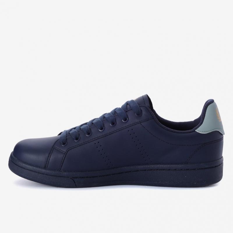 Fred Perry B721 Leather Black Sneakers