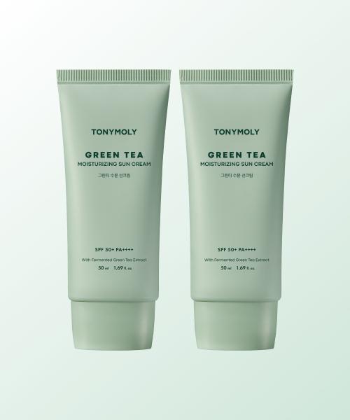 Tonymoly Green Tea Watery Sun Cream Double Set (50ml, 2ea)