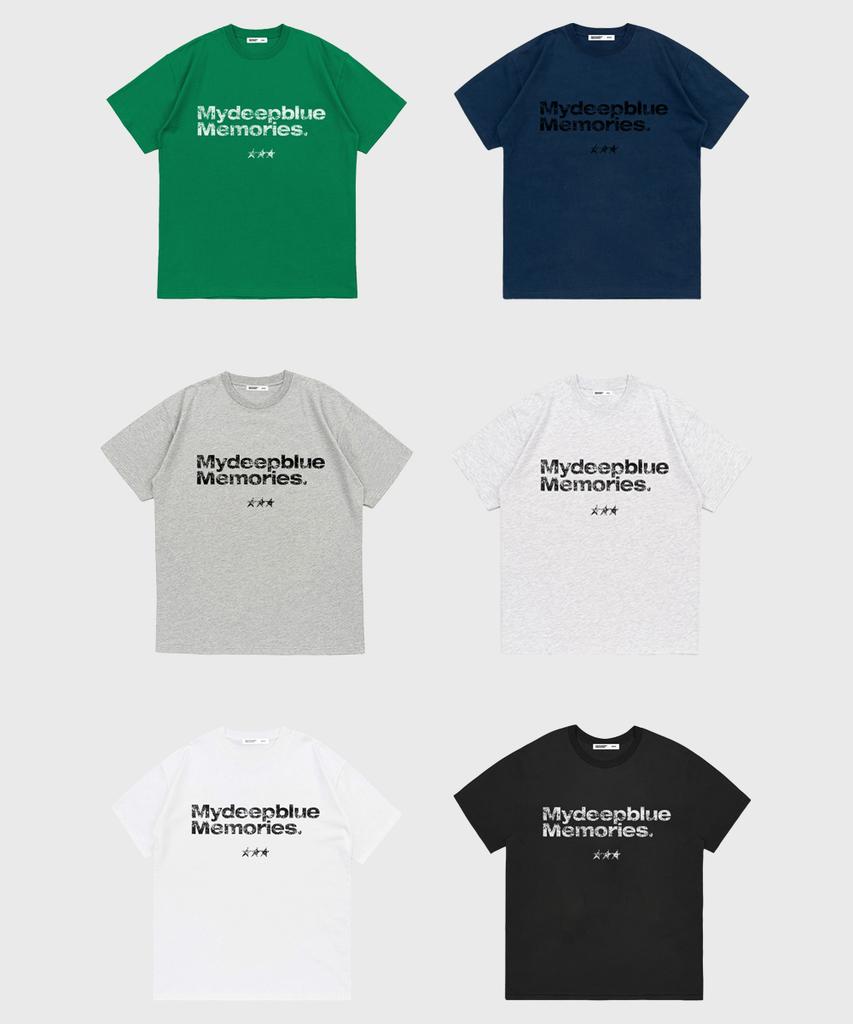 Maidibbeullumemolijeu Mm Text T-Shirts(Black)