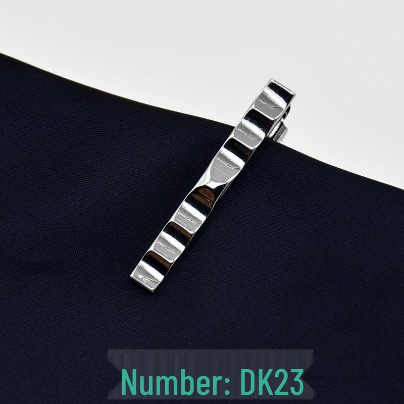 Men's 4cm Korean Style Silver Tie Clip - Suit & Shirt Accessory