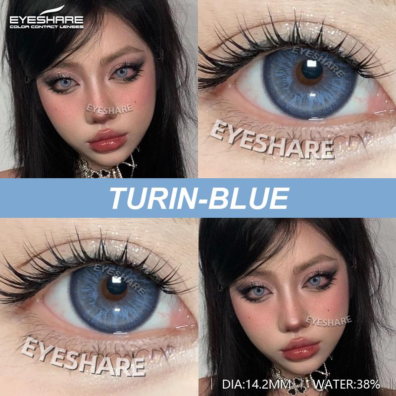 Eyeshare Neue Mode Farbige Kontaktlinsen Dunkelblaue Kontaktlinsen Grüne Schöne Linsen Braune Kontaktlinsen Graue Weiche Linsen 1 Paar