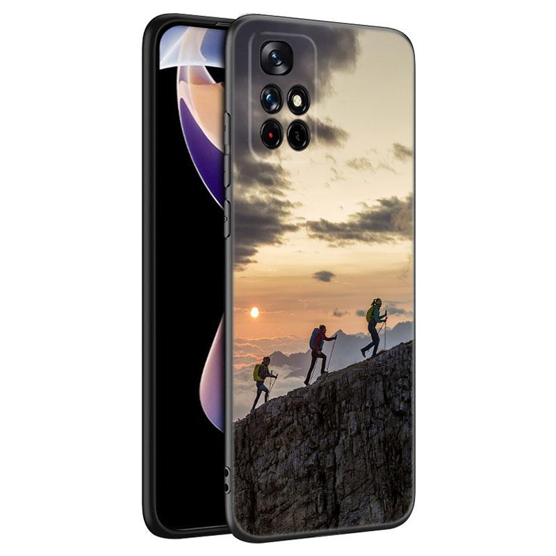 

Черный силиконовый чехол для телефона с альпинизмом для Xiaomi Redmi Note 10 11 11S 12 13 4G 8 9 11T Pro 5G Plus 8T 9S 10S 12S Redmi Note 13 Pro 5G
