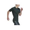 adidas Solid Color Brand Logo Printed Round Neck Short Sleeve T-Shirt Men Tops Green HJ7237