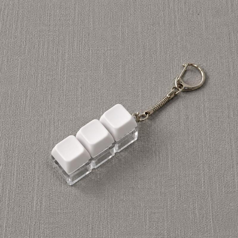 1Pcs Finger Pressure Relief Button Adult Office Stress-Relieving And Calming Key Chain 2/3/4/9Keys Keyboard Key Irritability Toy