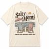 Salty Moms Beach Club Vintage Summer Tee – Girls Just Wanna Have Sun Shirt