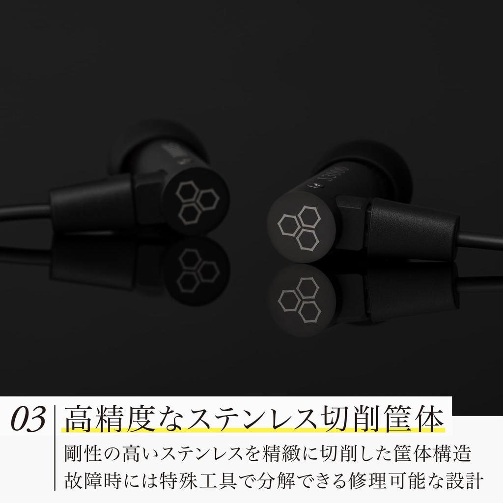 Final S3000 Wired Single BA Funnel Detachable Earphones, Driver, Nozzle, In-Ear Type, Cable, 2-PIN