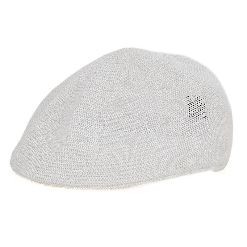 Summer Cool Hat Women's Hat Grass Yarn Woven Hat New Octagonal Forward Hat Sunshade UV Protection Sun Hat