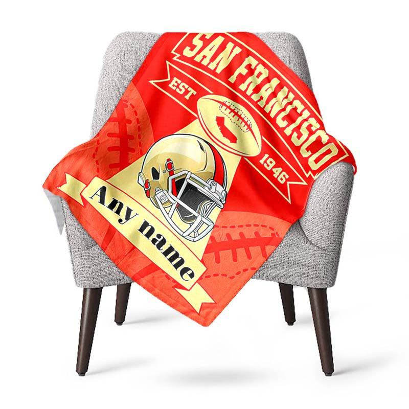 Rugby Fans Customize Your Name Blanket Warm Comfortable And Soft Blankets Are Suitable For Home Chairs Office Sofas Sofas Office Camping And Gifts For