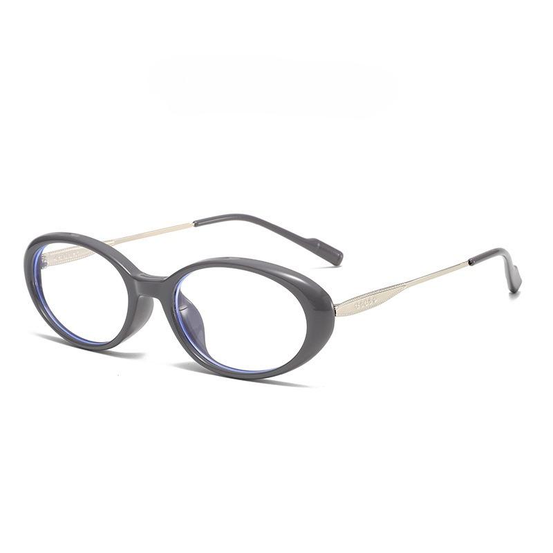 2026 New Fashion HD Elliptical Frame Women's Reading Glasses Ultra Light Neutral High Quality Cat Eye Anti Blue Light Glasses