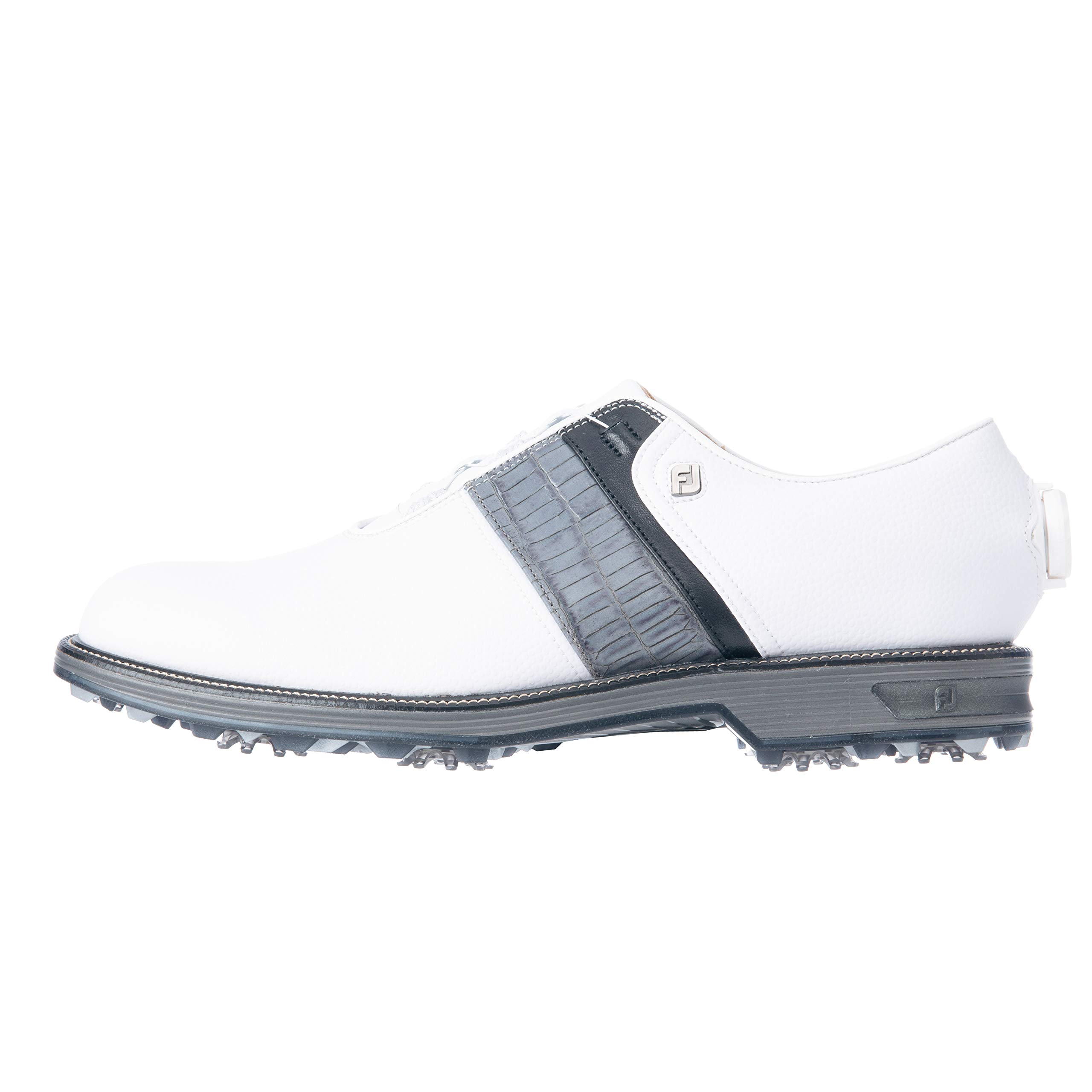 

Golf Shoes Dry Joys Premier Packard BOA cm 3E [Footjoy] Men s White/Gray/Black 26.5