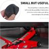 2 PCS Jack Pads, Trolley Floor Jack Disk Rubber Pad Extension for Pinch Weld Side, Universal Slotted Frame Rail Pinch Welds Protector for Floor