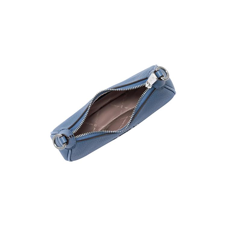 New MICHAEL KORS Cow Leather Crossbody Bag, Shoulder Bag Mini Women's Blue 35R3S4CC5L405