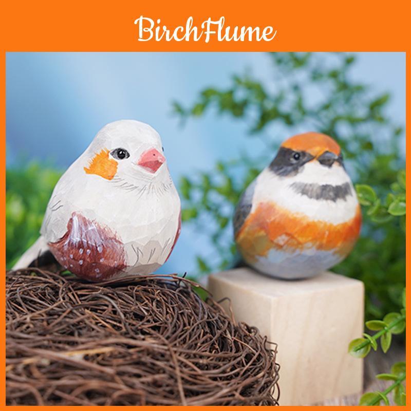 Wooden Bird Decor With Natural Finish For Office And Home Gift Ideas