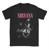 Unisexs TShirt Nirvana Rock Band TShirts Harajuku Kurt Cobain Beach Tees Y2K Retro Cotton Tops Plus Size 6XL