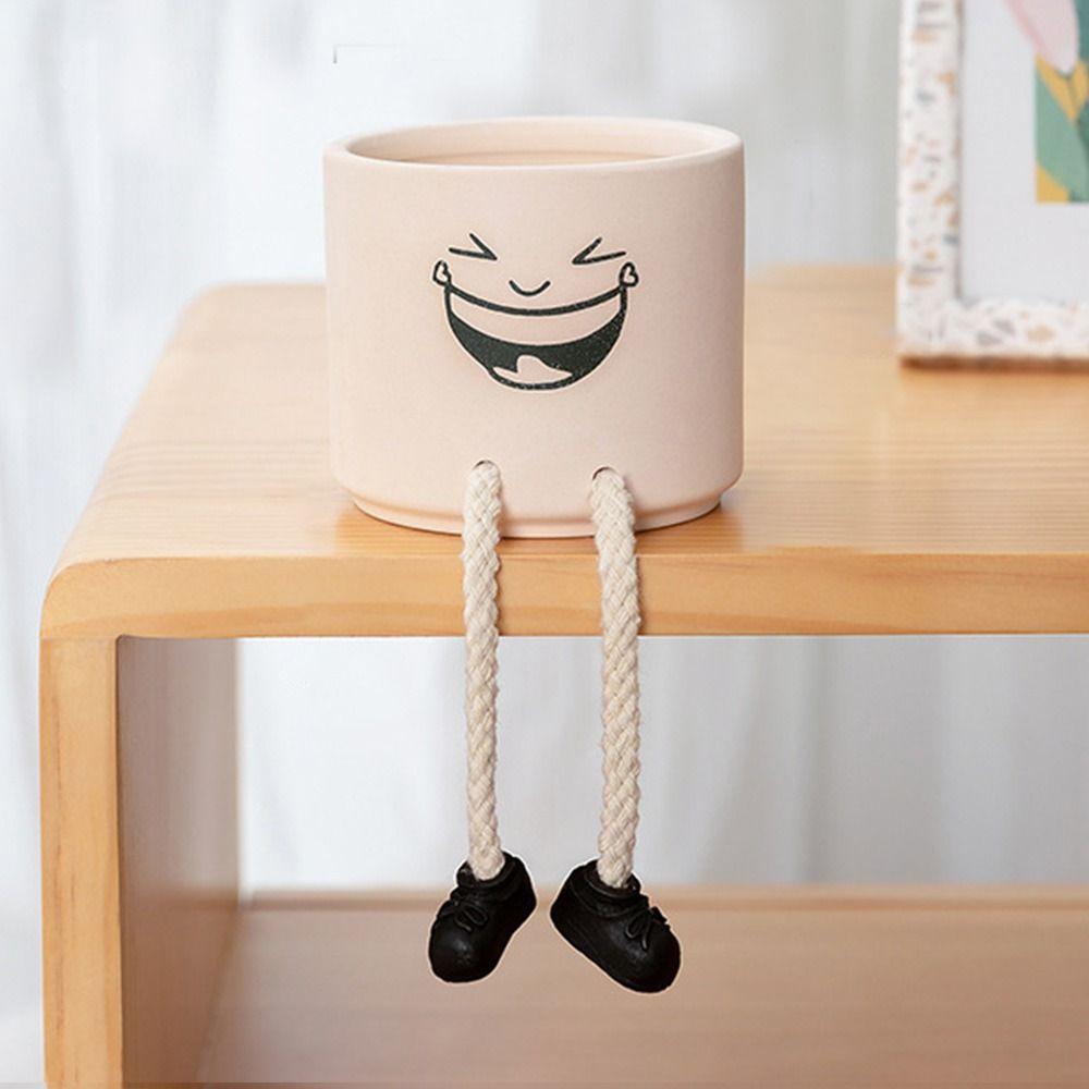 Creative Expression Character Flower Pot Handicraft Ornaments Garden Decoration