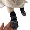 4pcs/set Anti Slip Pet Paw Protector With Straps Dog Floor Socks Dog Socks  Autumn