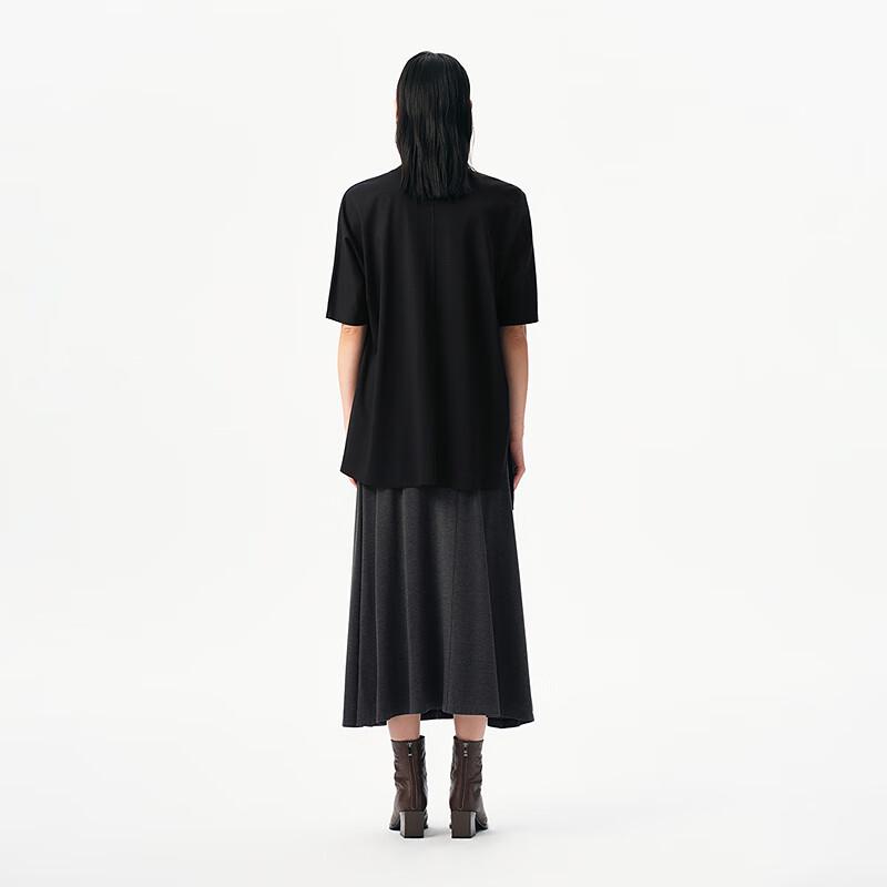 Damska luźna retro koszulka z krótkim rękawem