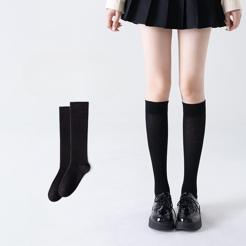 

Женские летние тонкие дышащие микрокомпрессионные утягивающие носки для упражнений и растяжки ног 1 pair чёрный