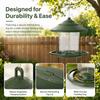 Circular Habitat Hanging Bird Feeder Sure-Lock Cover Bird Food Container  Bird Watching