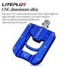 Pedal Plegable Ultraligero Liteplus K620 para Bicicleta, Aleación de Aluminio, 3 Rodamientos, Pedales Antideslizantes Doble Cara para Pedal de Bicicleta Brompton