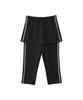 SALON DE YOHN Line Point Skirt Pants_ Black