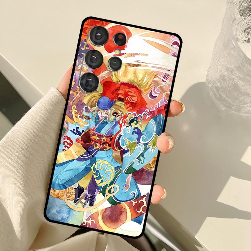 Ukiyoe mononoke Kusuriuri Hülle Für Samsung Galaxy S24 Ultra S21 S22 S23 S25 Ultra S9 S10 Plus S20 FE S25 FE Rückseite