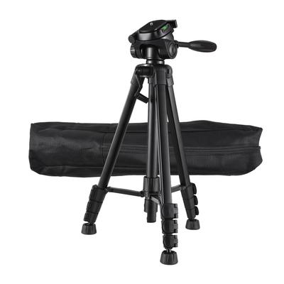 150cm/ 59in Tragbares Kamera-Stativstativ Aluminiumlegierung Fotografie Reise-Stativ 3kg Tragfähigkeit