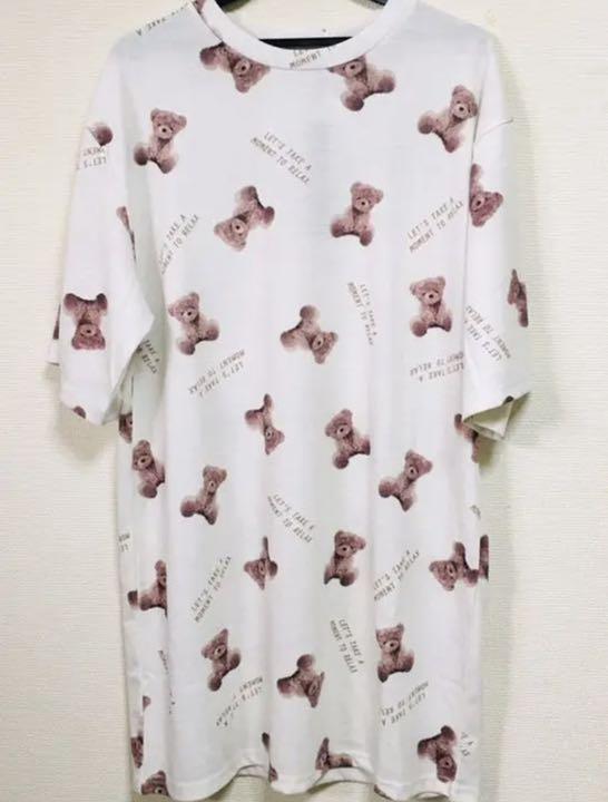 

[USED] Bear T-shirt, Long T-shirt, Length 80cm, Width 54cm, Dreamy Bear, Medium, Plush Toy, Dream Outlook, Landmine