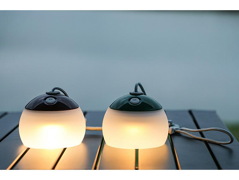 Retro USB Charging Multi-Functional LED Camping Lantern with Silicone Design