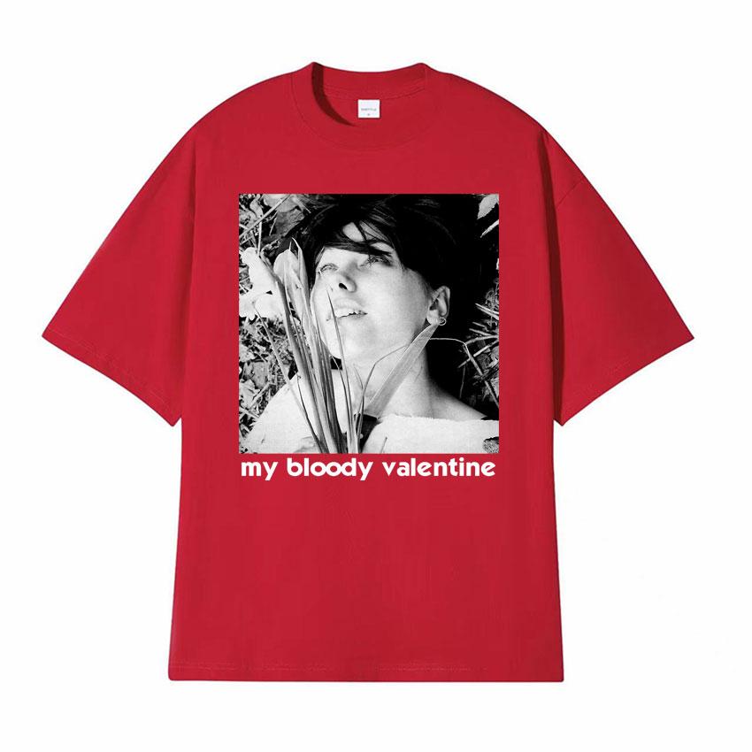 

90s Shoegaze Band Slowdive Graphic Tee Shirt My Bloody Valentine T Shirt Men Women Clothing Hip Hop Aesthetic Tshirt Streetwear S
