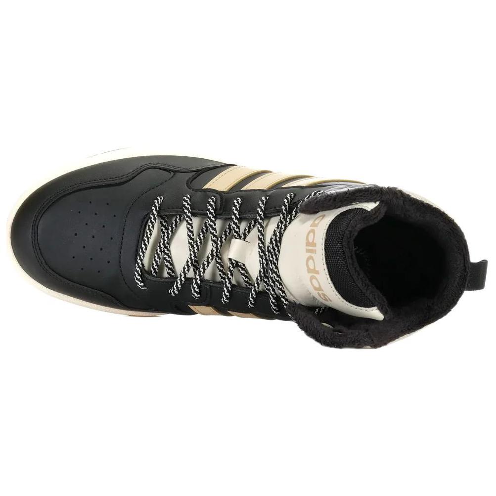 Adidas Hoops 3.0 Mid Winterized Classic Fur Lining Core Black Magic Beige Wonder White IG7927