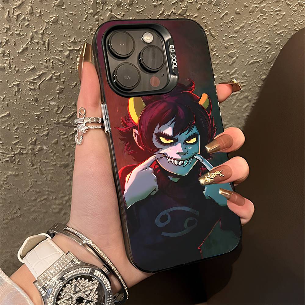 

K-Karkat V-Vantas Phone Case For iPhone 14,16,12,15,13,17,11,E,Pro,Max,Plus,Air,Mini Black Soft Cover iPhone14Plus