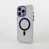 Electroplating Transparent Magnetic Metal Lens Mobile Phone Case Is Suitable for IPhone16promax Airbag Anti-fall 15 Full Package