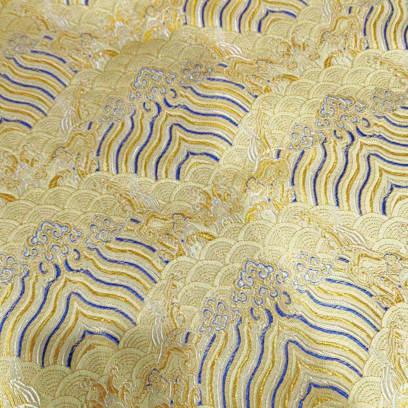 Ancient Style Silk Satin Fabric for Traditional Chinese Tang Suit Cheongsam Embroidered Hanfu Material Handcraft Packaging Cloth