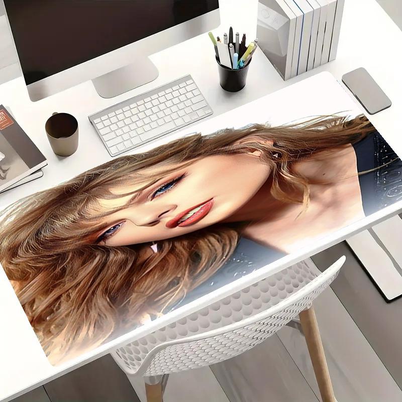 Taylor Theme Mouse Pad, Non Slip Rubber Base, Multifunctional Office & Home Decor, Perfect for Workspace Personalization.