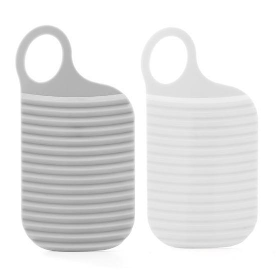 2Pcs Mini Laundry Boards Underwear Sock Wash Boards Hanging Hole Design Widely Used Portable Mini Wash Boards