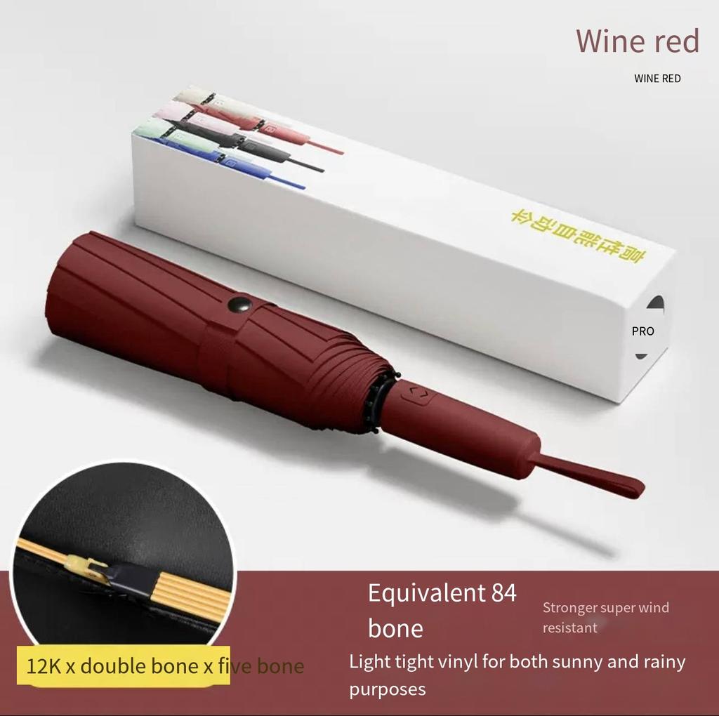 Windproof Travel Umbrella Compact Automatic Wind Resistant Small Folding Backpack Umbrellas for Rain StrongPortable perfect