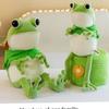 Cute New Frog Plush Toy Doll Cape Soft Frog Stuffed Toy Doll Children's Birthday Gift