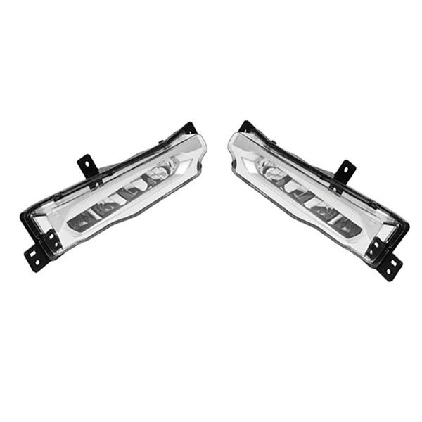 Compatible Right Front LED Daytime Running/Fog Light for 17-19 BMW X3/X4 (Part No. 63177412528)