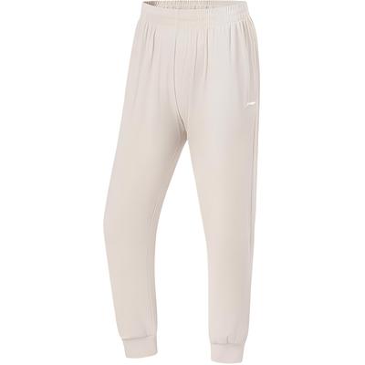Comfortable Versatile Breathable Casual Knitted Sports Pants Women Bottoms Moonlight-Gray AKLT328-2