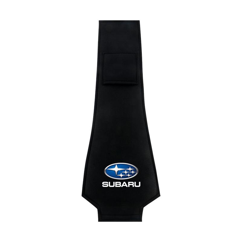 1/2pcs Car Headrest Cover with Phone Pocket for Subaru Forester Impreza Legacy Outback WRX STI Crosstrek BRZ XV rij1