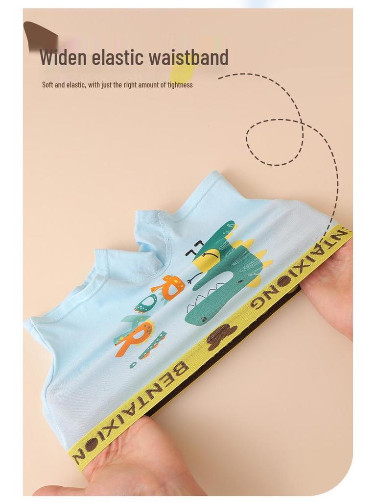 Boxers antibactériens en pur coton pour enfants et bébés