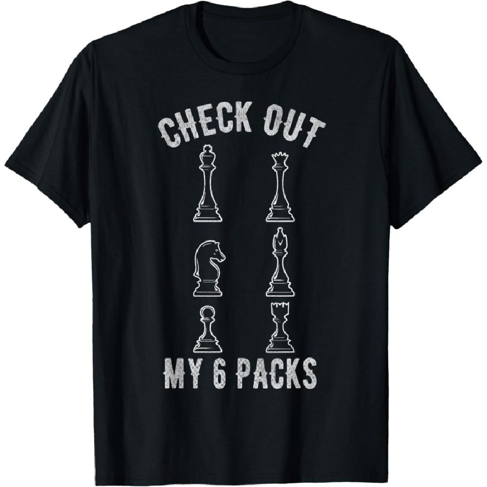 

Chess Player Coach Game of Pawns Gambit Queen King Six Pack T-Shirt XXXXXL чёрный