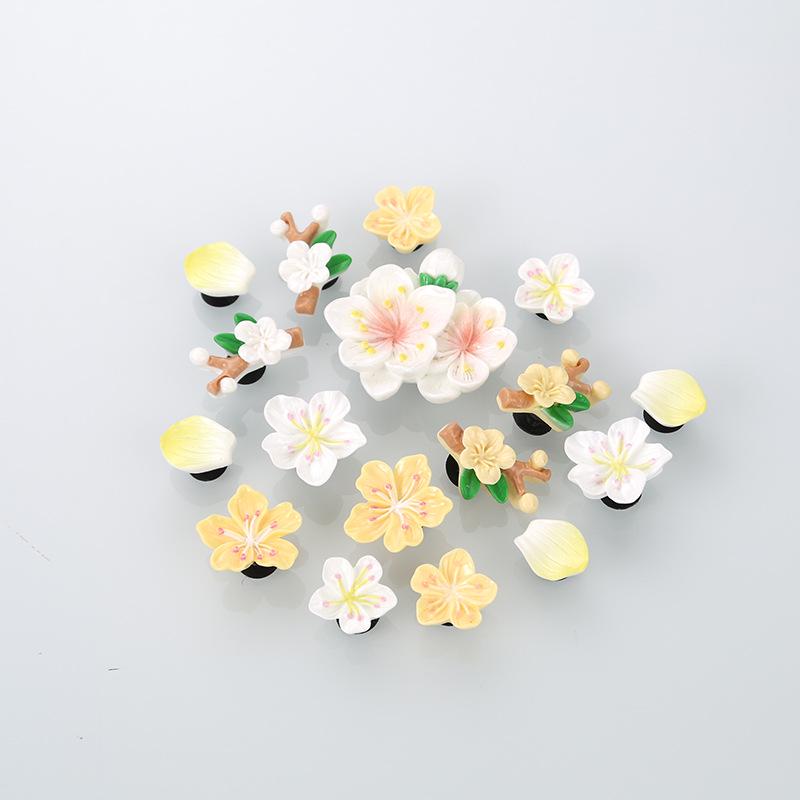 Peach Blossom Cherry Blossom Shoe Buckle DIY Detachable Flower Accessories for Slippers