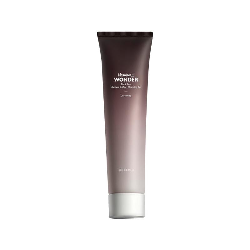 Haruharu WONDER Black Rice Moisture Soft Cleansing Gel | pH-Balanced Gentle Daily Cleanser | 100ml / 3.4 fl.oz.