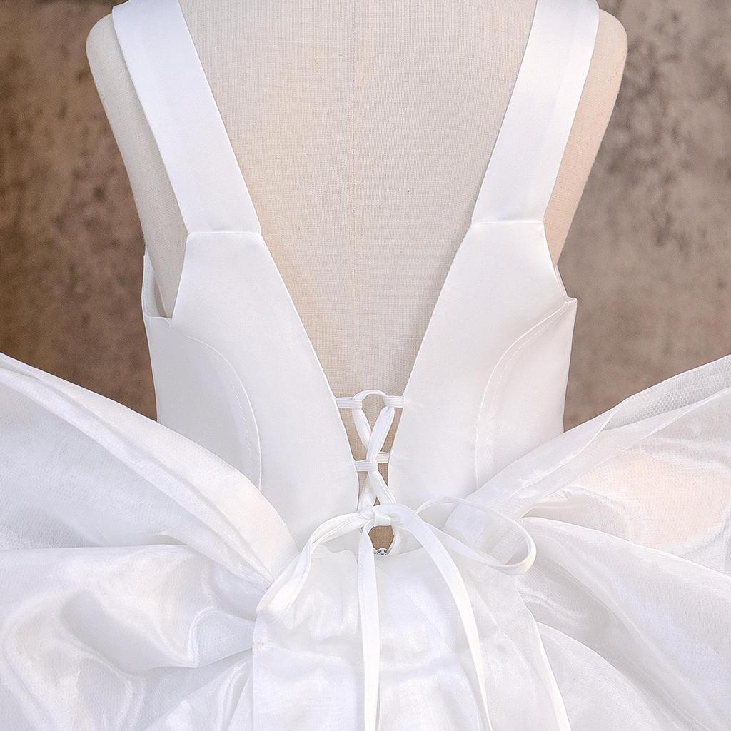 Children's Formal Princess Puffy Bow Dresses for Girls 4-15 Years - Fashion Show Costumes